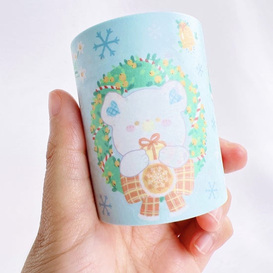 Bear Paradise Washi Tape Sticker Set