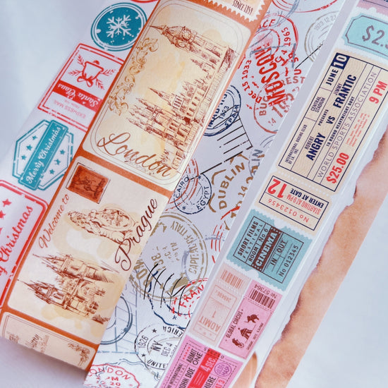 Stamp Album Washi Tape Set