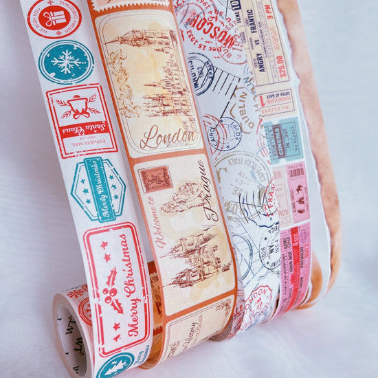 Stamp Album Washi Tape Set