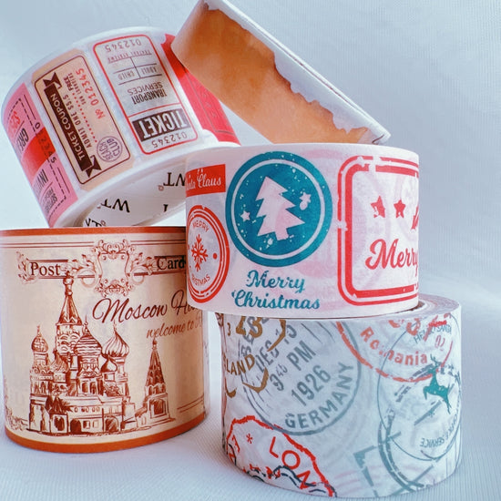 Stamp Album Washi Tape Set