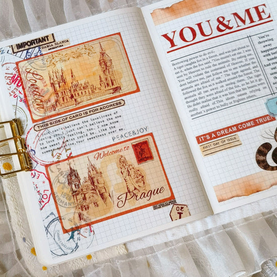 Stamp Album Washi Tape Set