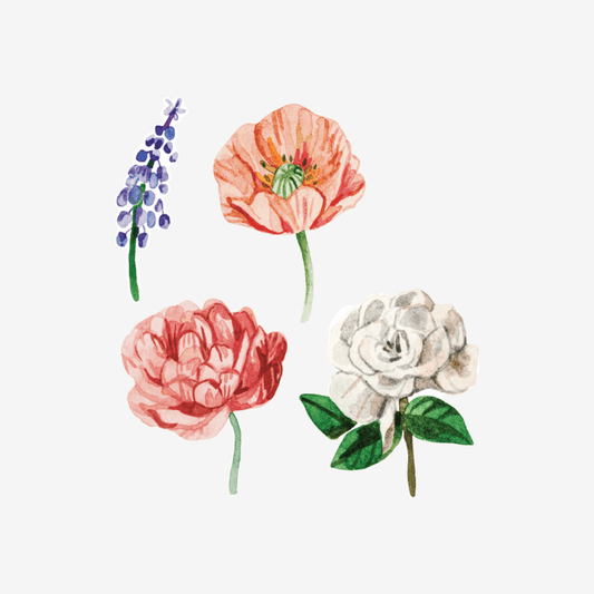 Mossery: Artist Series Stickers- Flowers