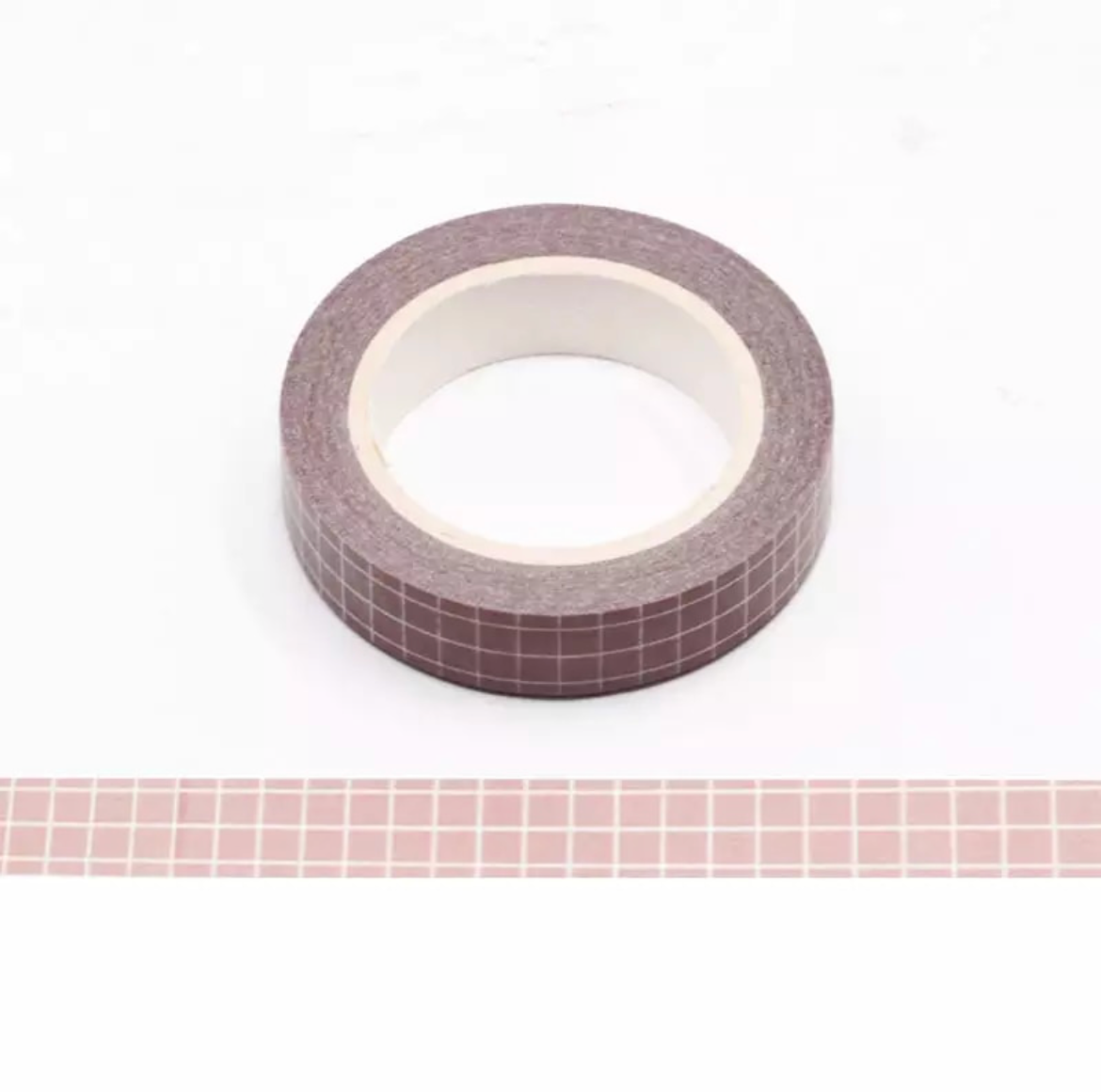 Neutral Plaid Planner Washi Tape