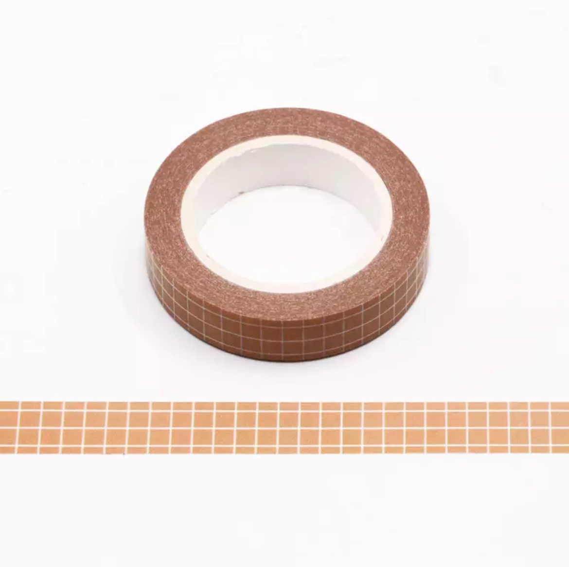Neutral Plaid Planner Washi Tape