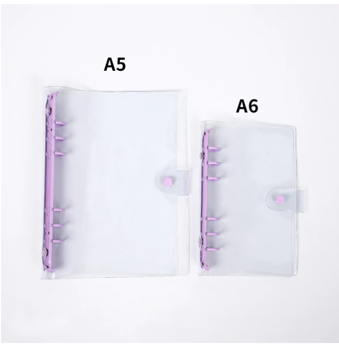 Purple Transparent Binder