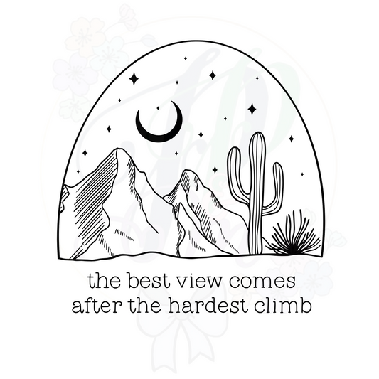 The Best View Die Cut Sticker