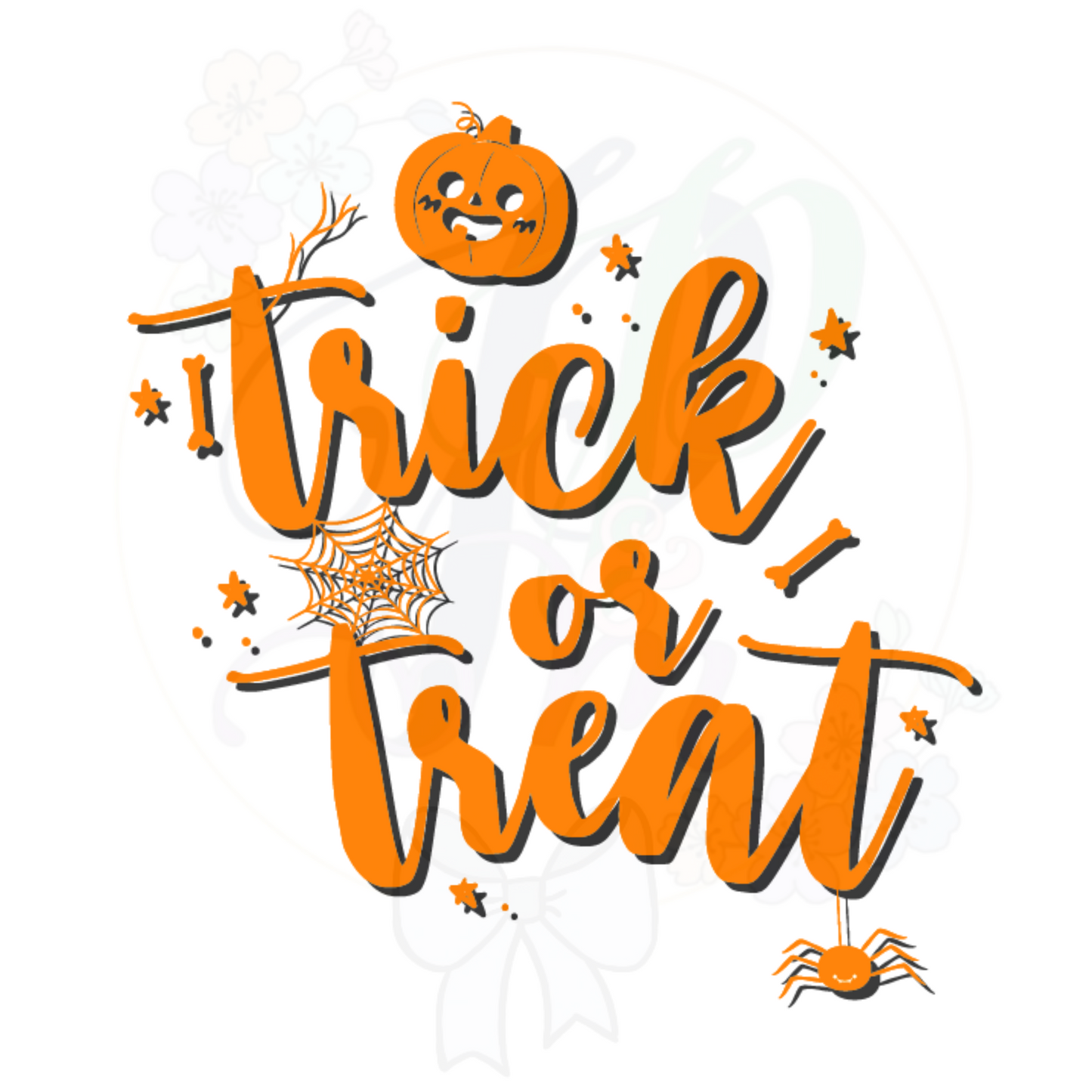 Trick or Treat Die Cut Sticker