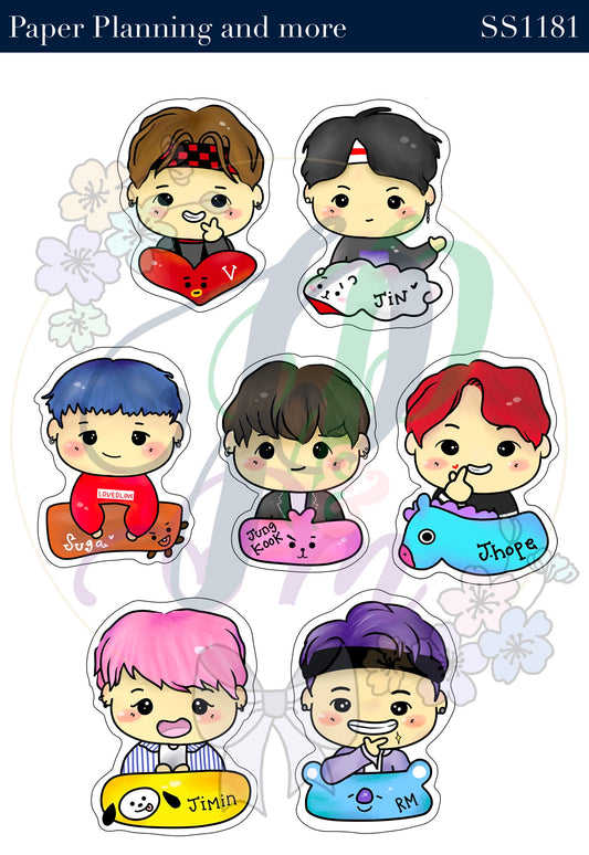 BT21 Sticker Sheet