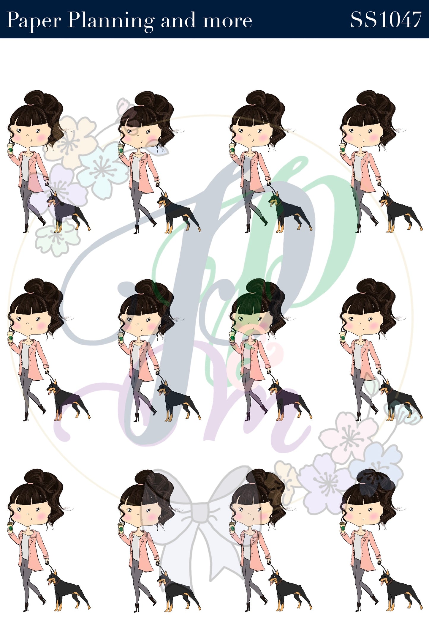 Walk the Dog Sticker Sheet