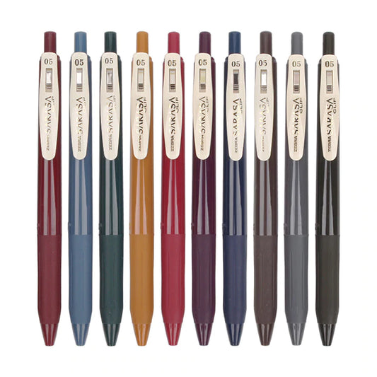 Zebra Sarasa Clip Gel Pen - Vintage Color - 0.5 mm