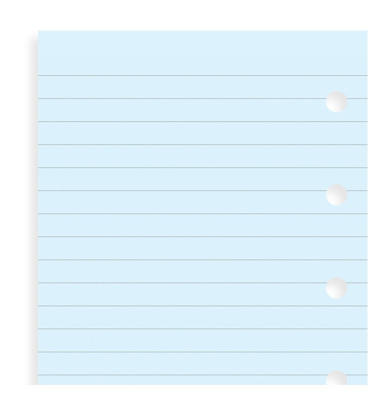 Blue Ruled Notepaper Mini Refill
