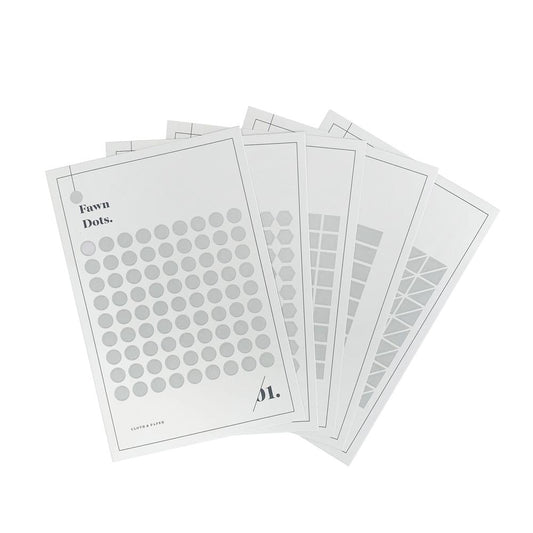 MINIMAL SHAPE STICKER SET | FAWN
