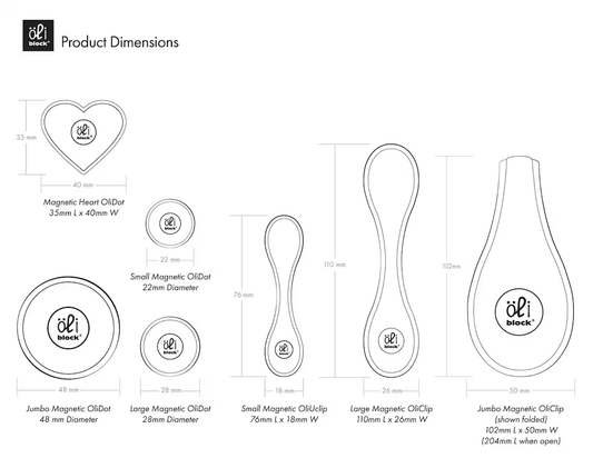 Large Chinchilla Magnetic OliClip