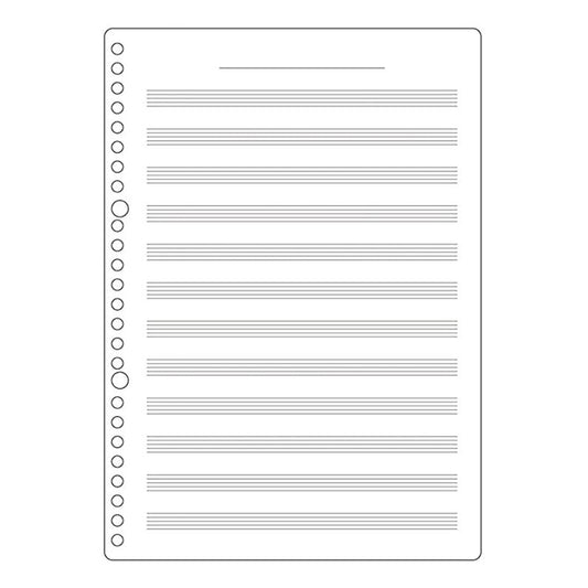 Kokuyo Campus Loose Sheets (Music)