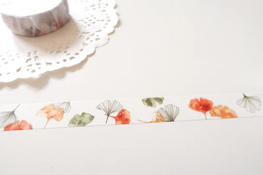 Bronze Ginkgo Washi Tape