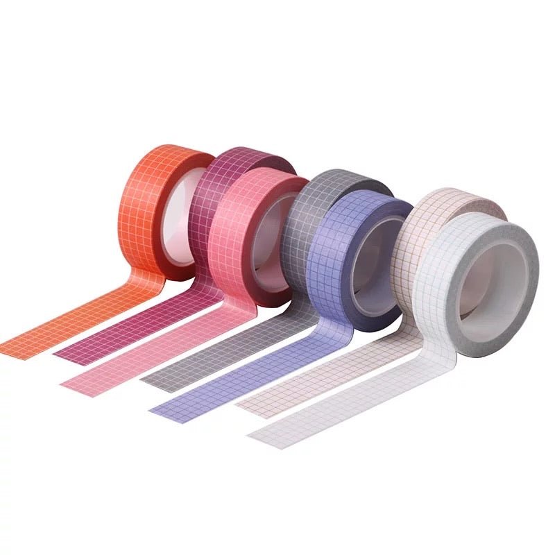 Grey Grid Washi Tape