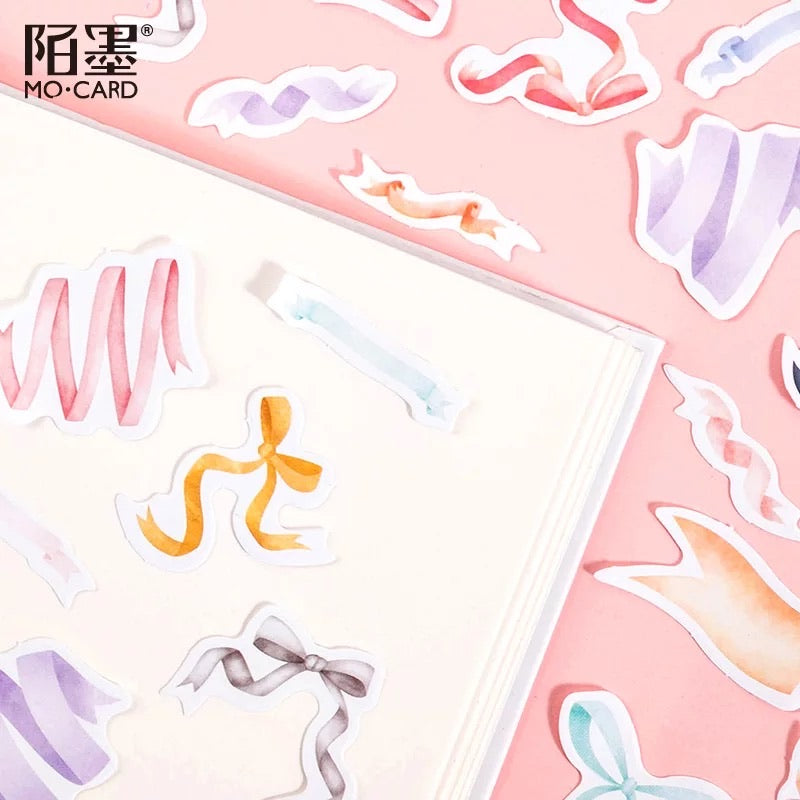 46 Pieces Bows and Ribbons Stickers