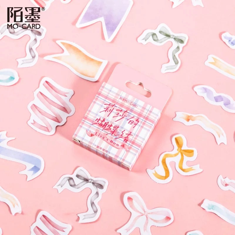 46 Pieces Bows and Ribbons Stickers
