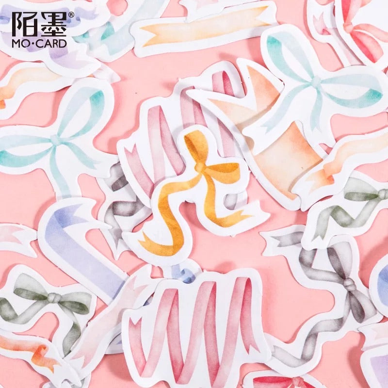 46 Pieces Bows and Ribbons Stickers