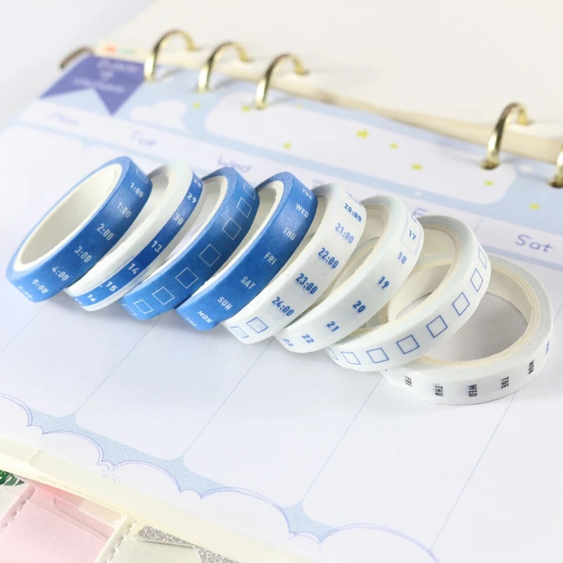 Daily Schedule Washi Tape