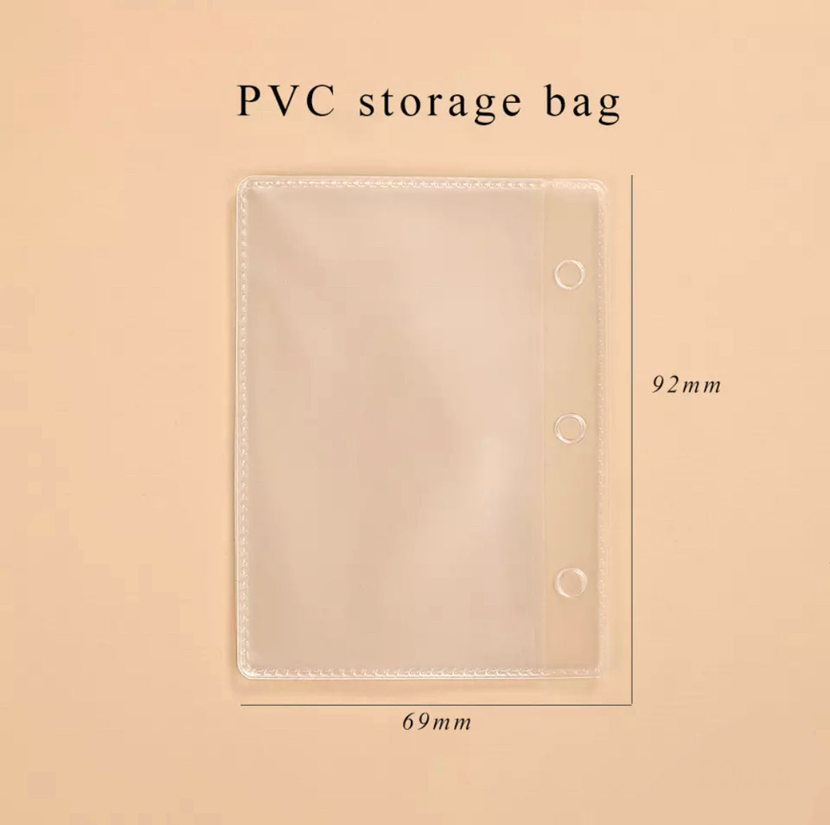 Cute Mini Transparent Binder Refills
