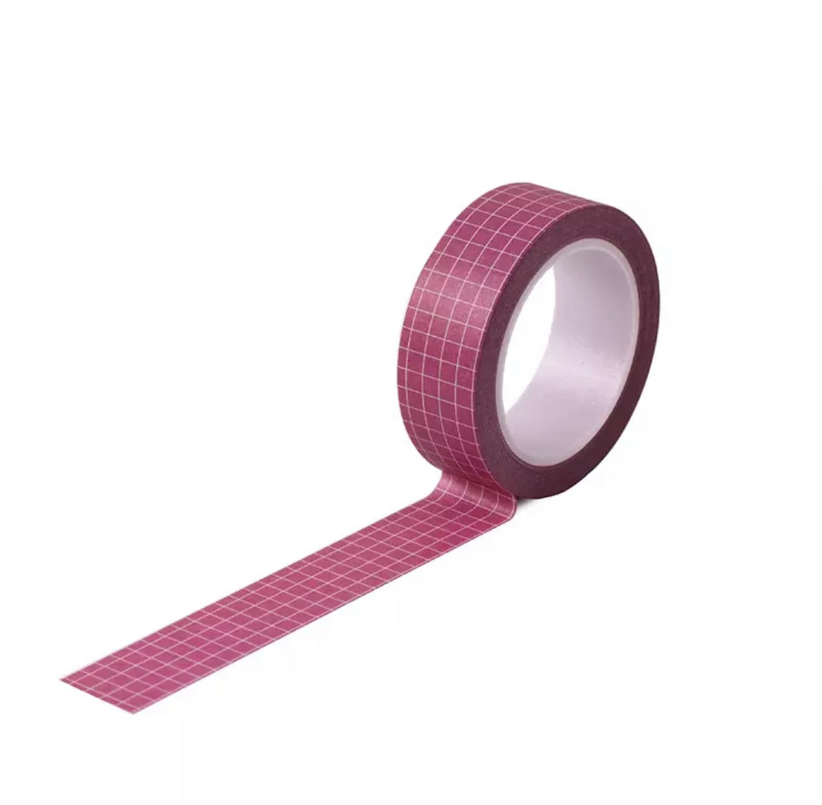Magenta Grid Washi Tape