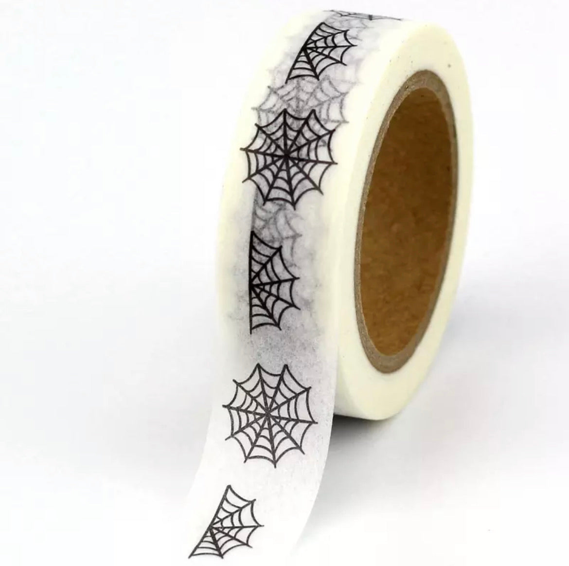 Black and White Spider Web Washi Tape