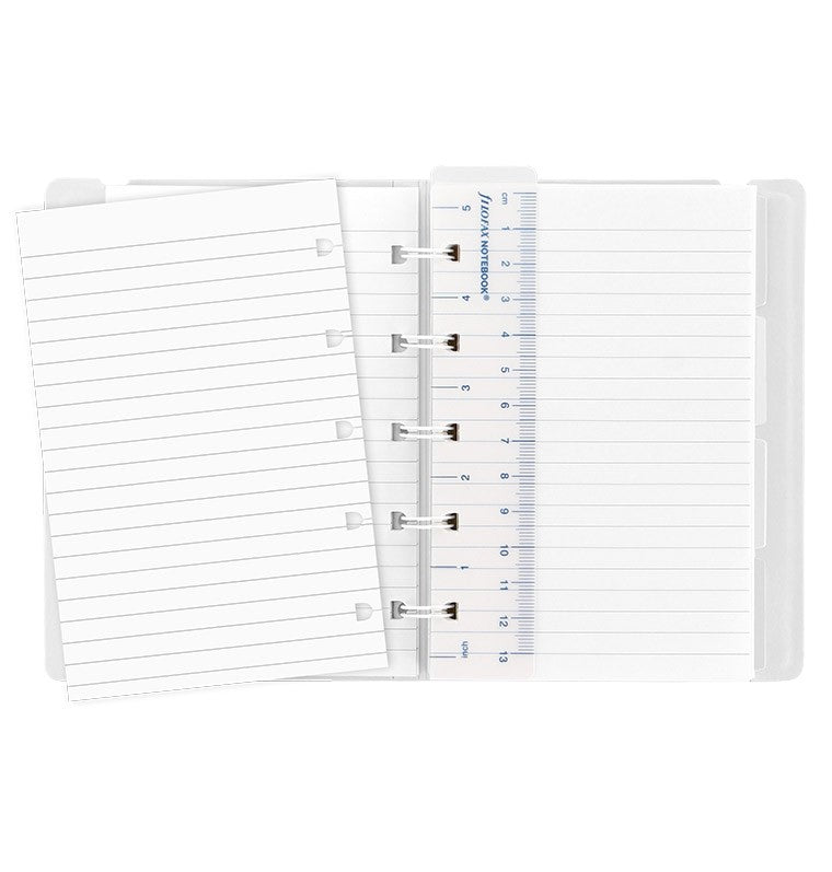 Filofax Notebook Impressions Pocket Black/White Deco