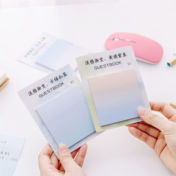 Ombre Sticky Notes