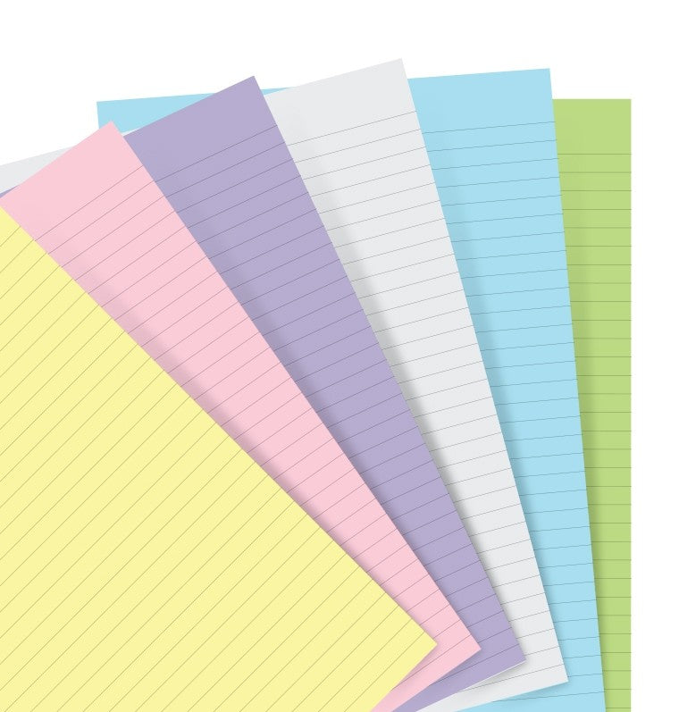 Pastel Ruled Notepaper Pocket Refill