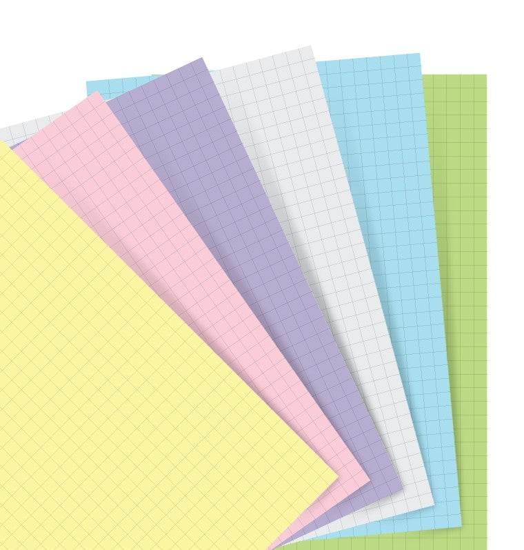 Pastel Squared Notepaper Pocket Refill