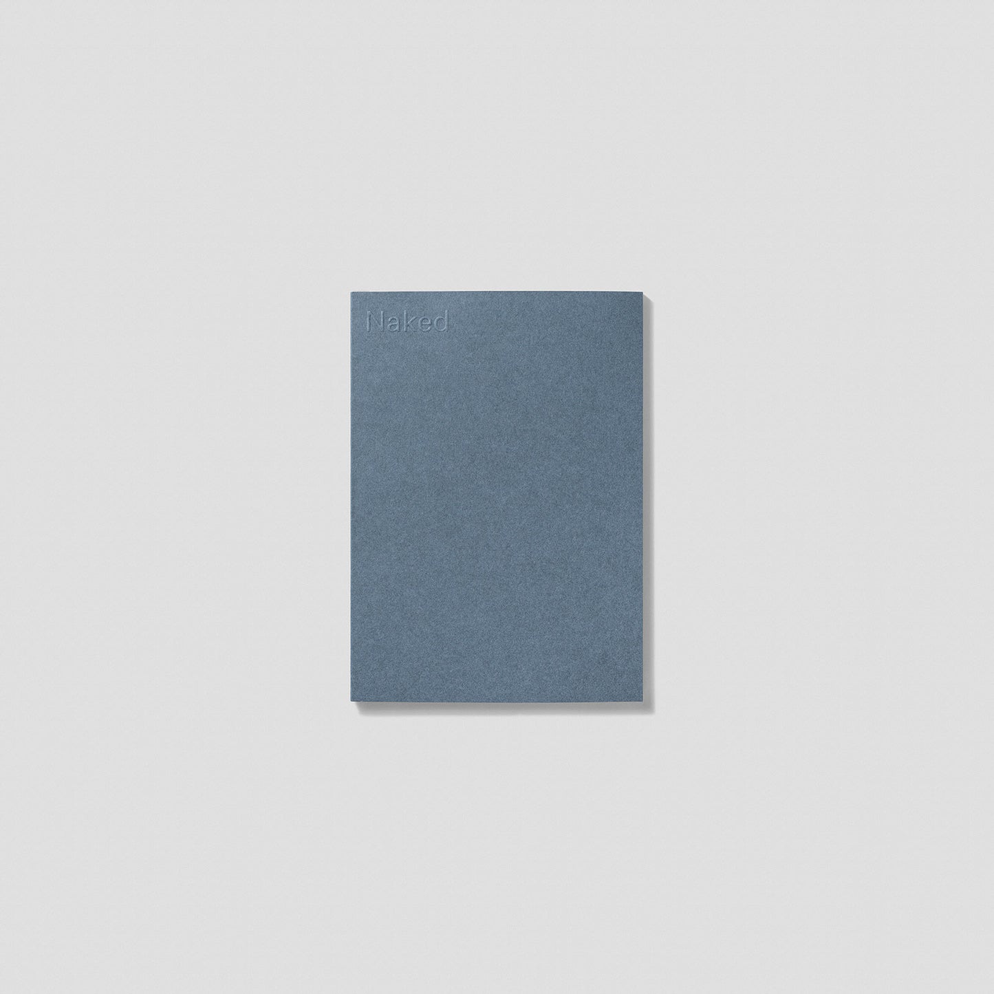 Naked Marine Blue Squared Paper Notebook