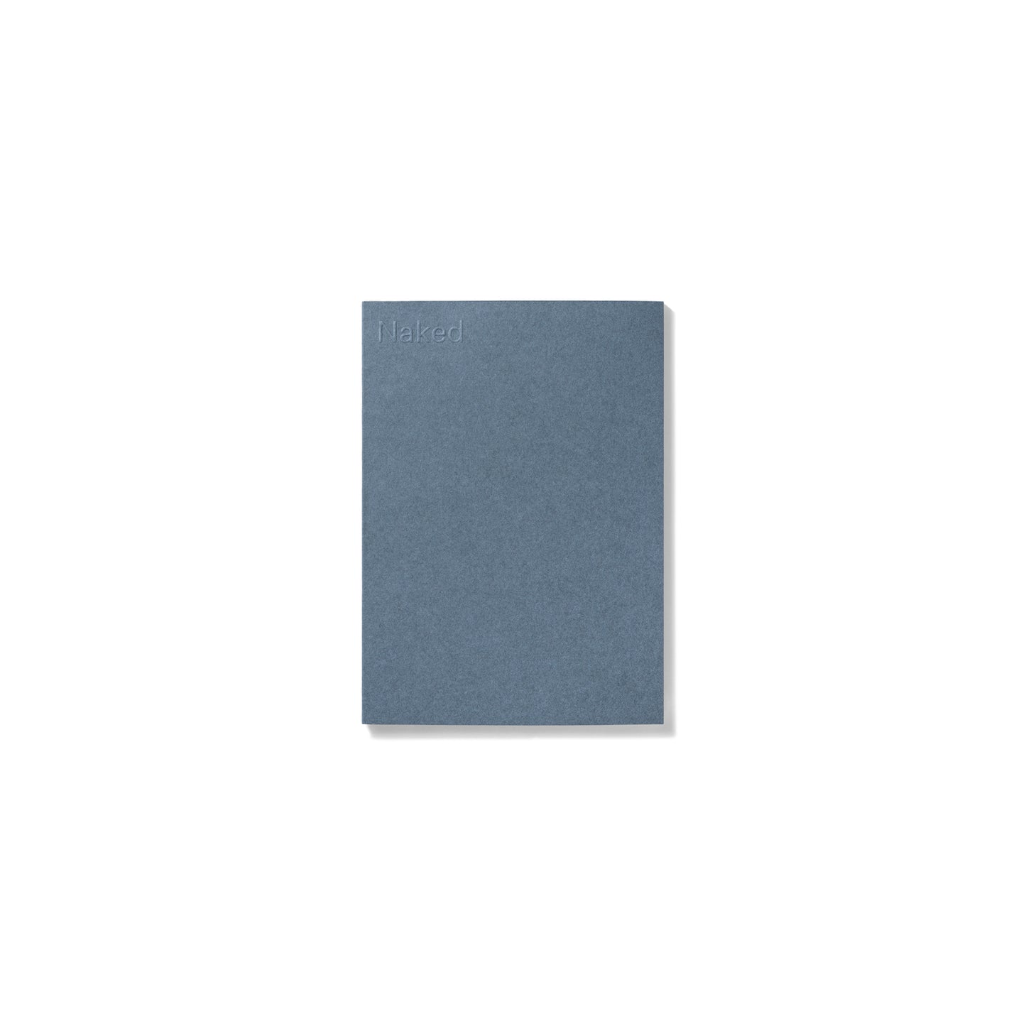 Naked Marine Blue Squared Paper Notebook
