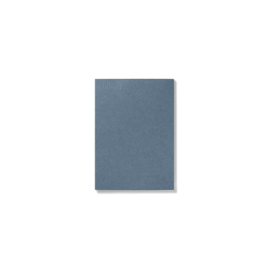 Naked Marine Blue Squared Paper Notebook