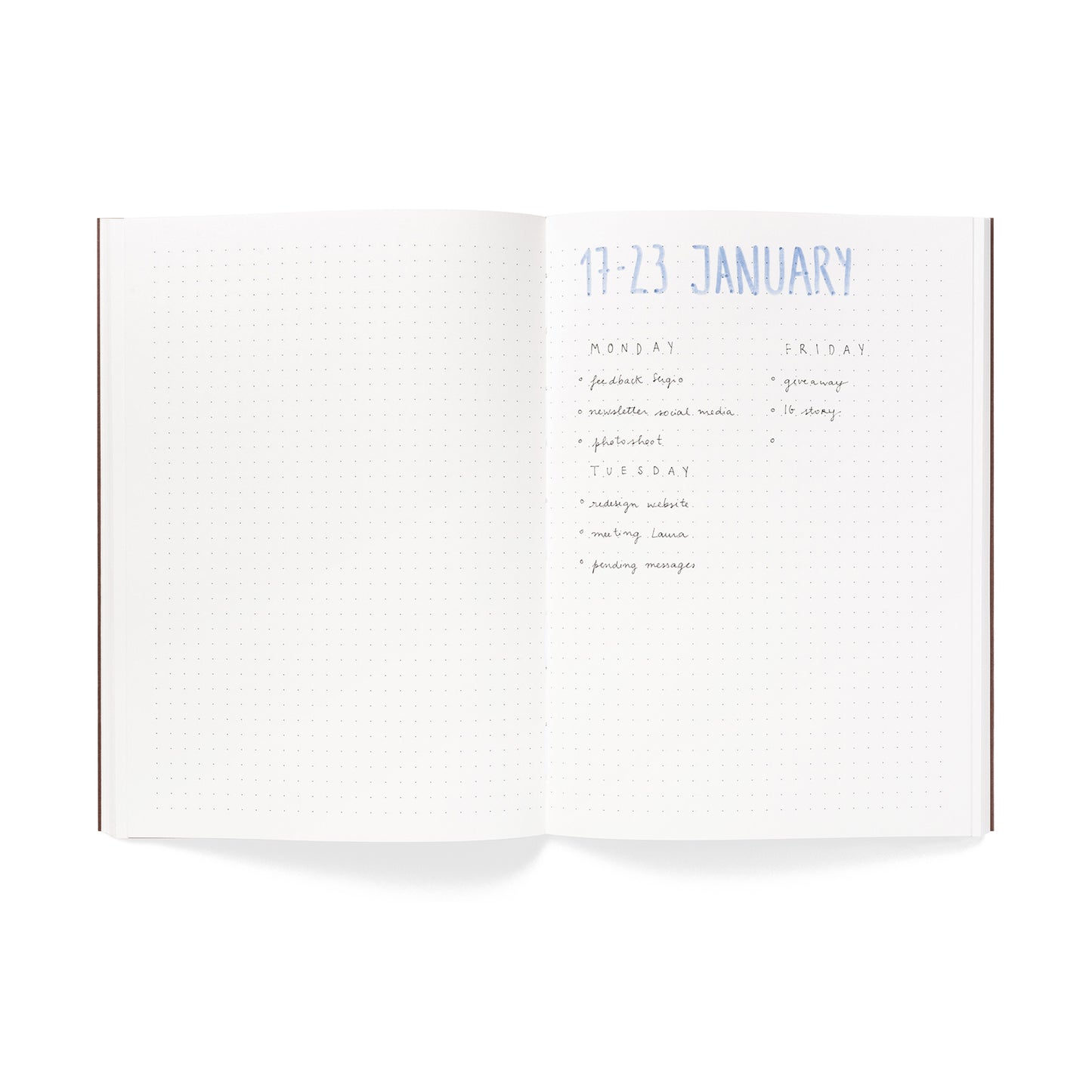 Naked Brick Dotted Paper Notebook