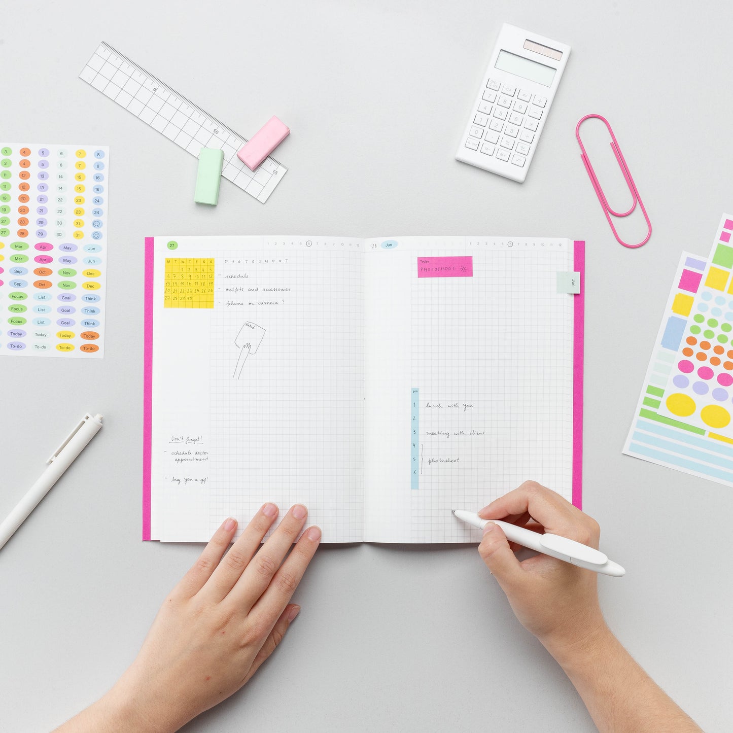 Sticker Set Shapes Paper Stickers