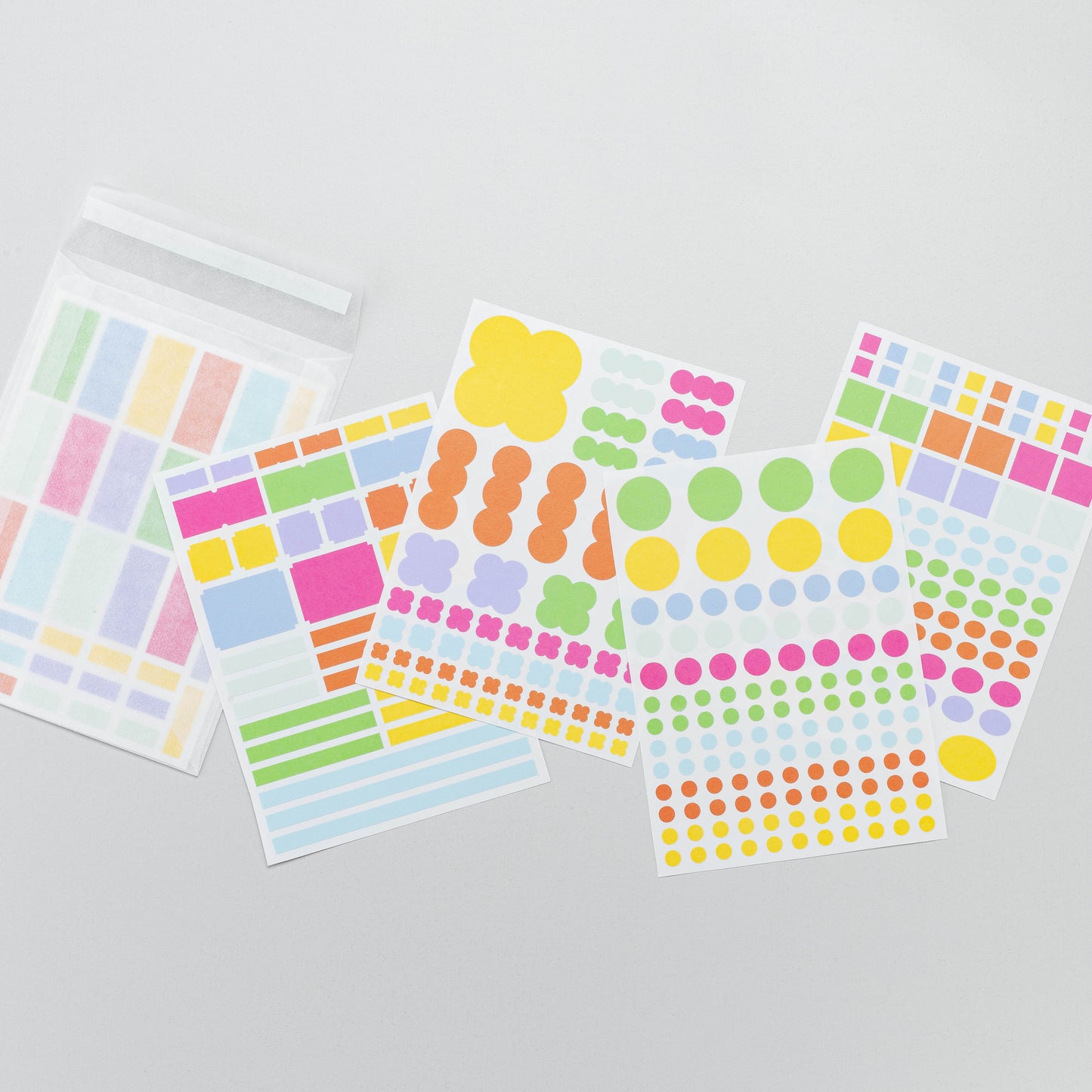 Sticker Set Shapes Paper Stickers