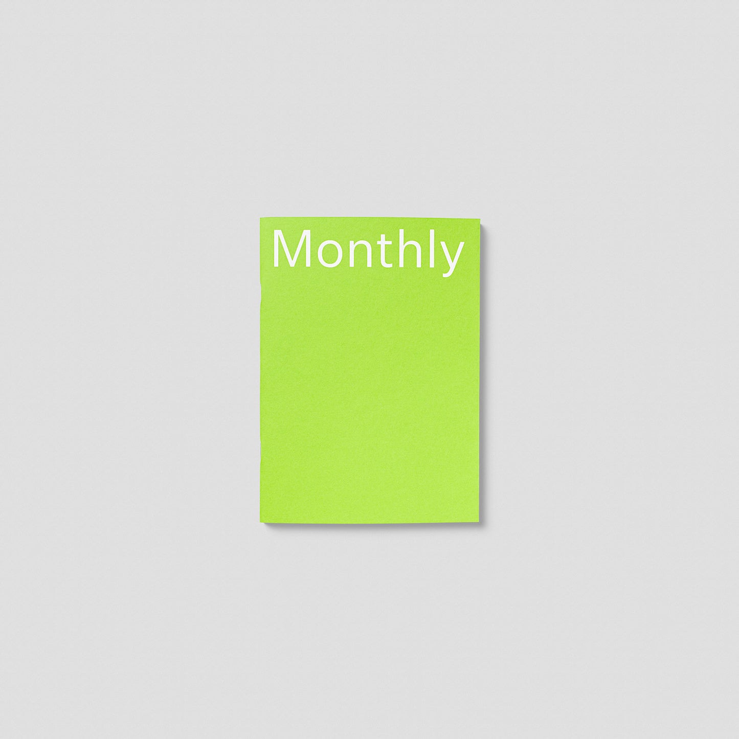 Undated Planner Monthly Paper Notebook