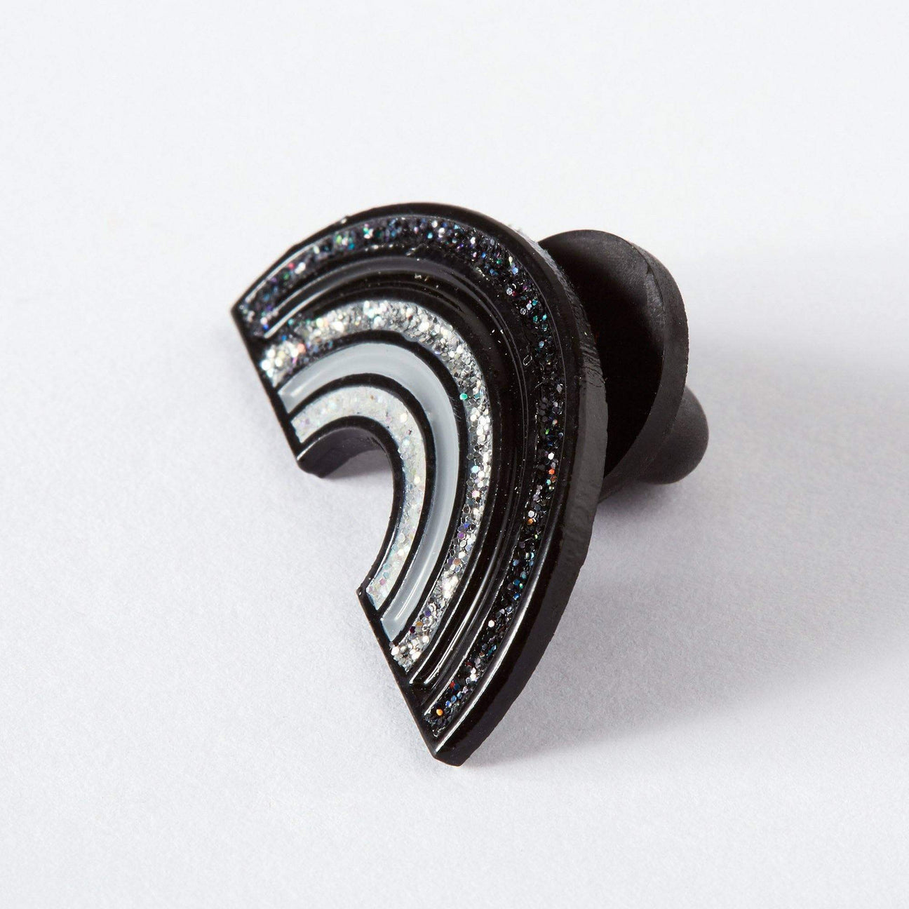 Black Rainbow Enamel Pin