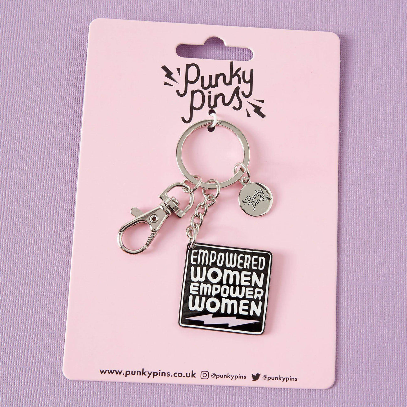 Empowered Women Enamel Keyring