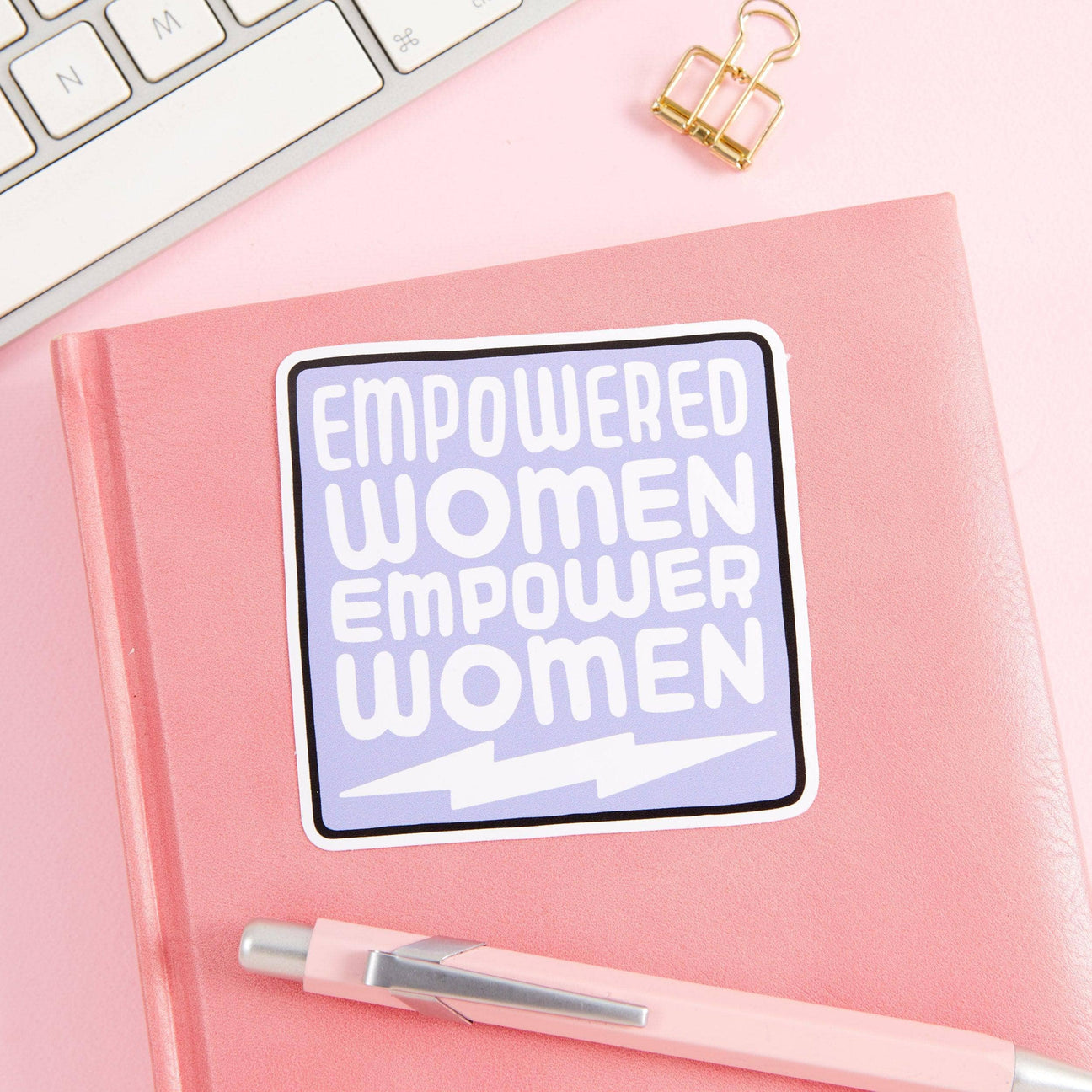 Empowered Women - Purple Vinyl Sticker
