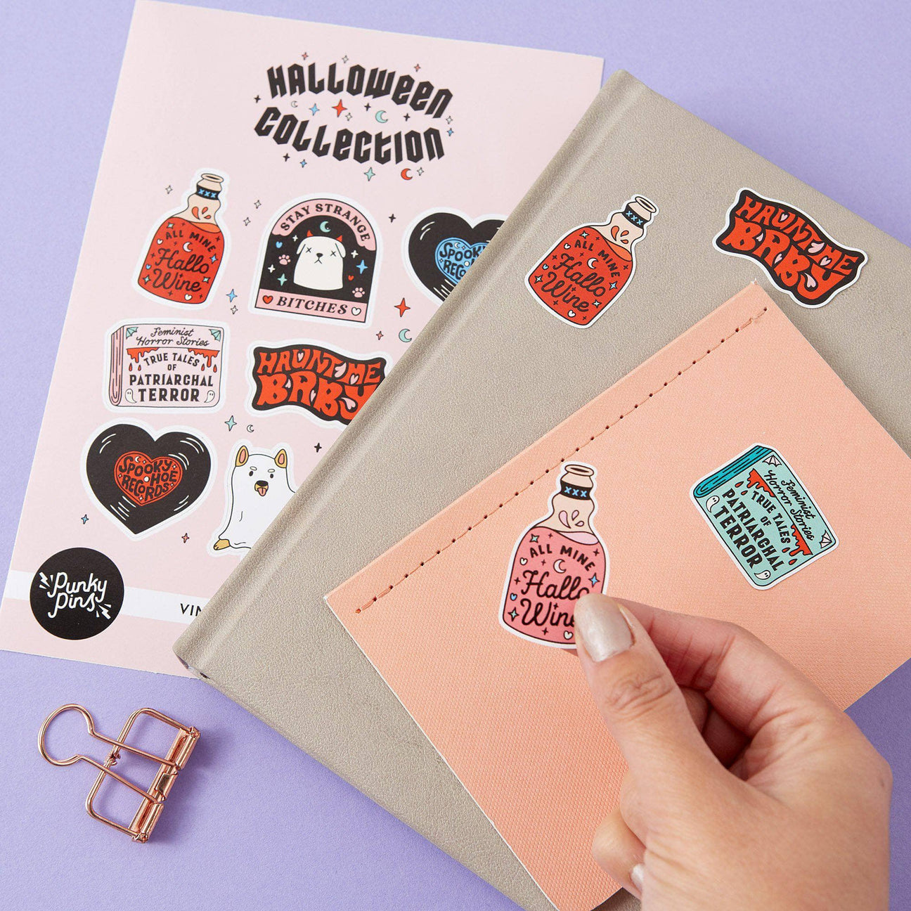 Halloween A5 Vinyl Sticker Sheet