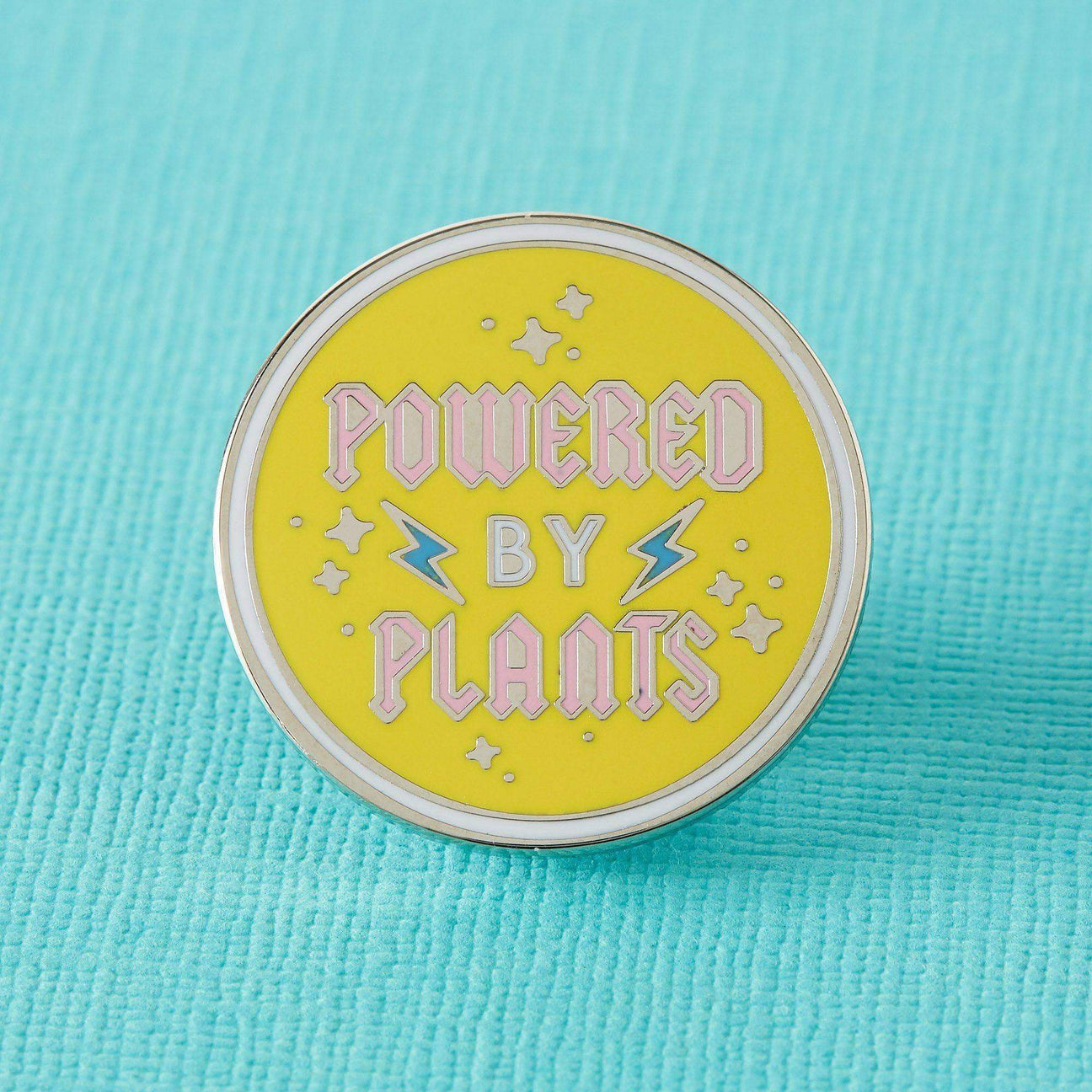 Powered by Plants Enamel Pin