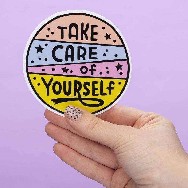 Take Care of Yourself Large Vinyl Sticker