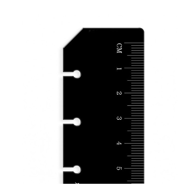 Ruler Page Marker Black Pocket