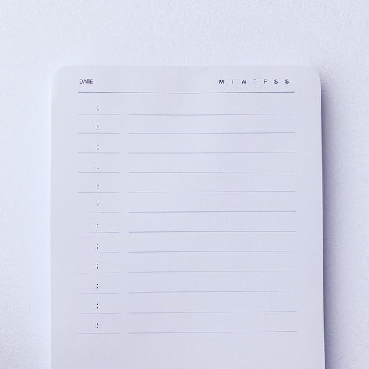 SMALL SCHEDULE NOTEPAD
