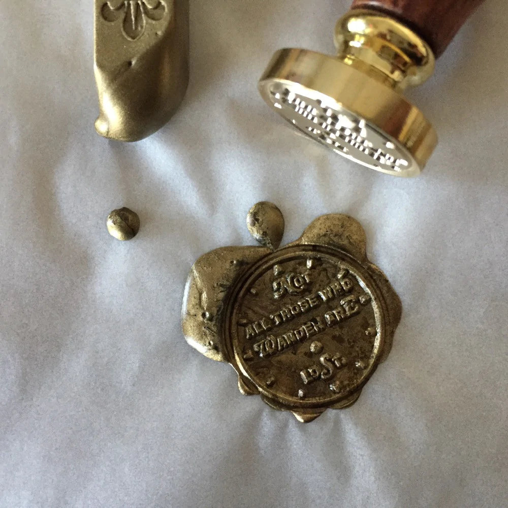 Wax Seal "Not All Those Who Wander are Lost"