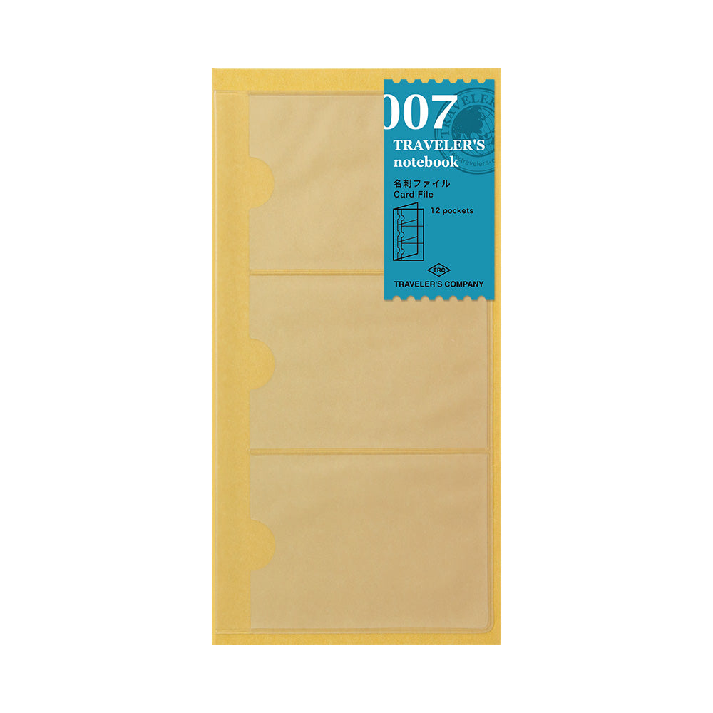 TRAVELER'S notebook Refill Card file 007