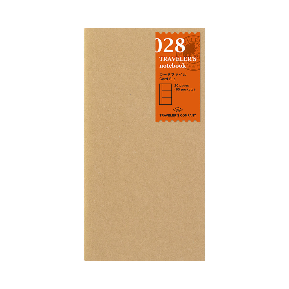TRAVELER'S notebook Refill Card File 028