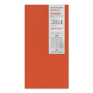 TRAVELER'S notebook Refill 2024 Monthly